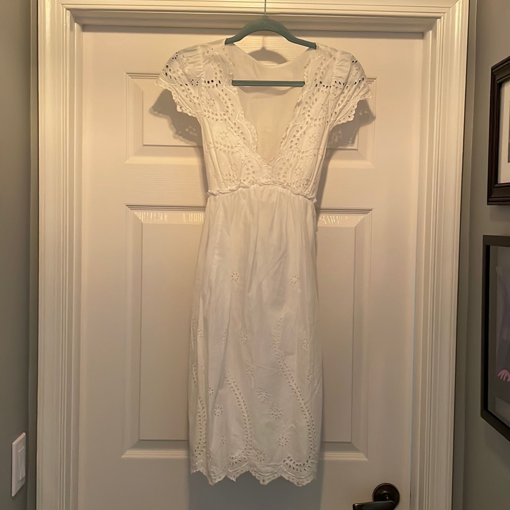 BCBGMaxAzria White Lace Dress